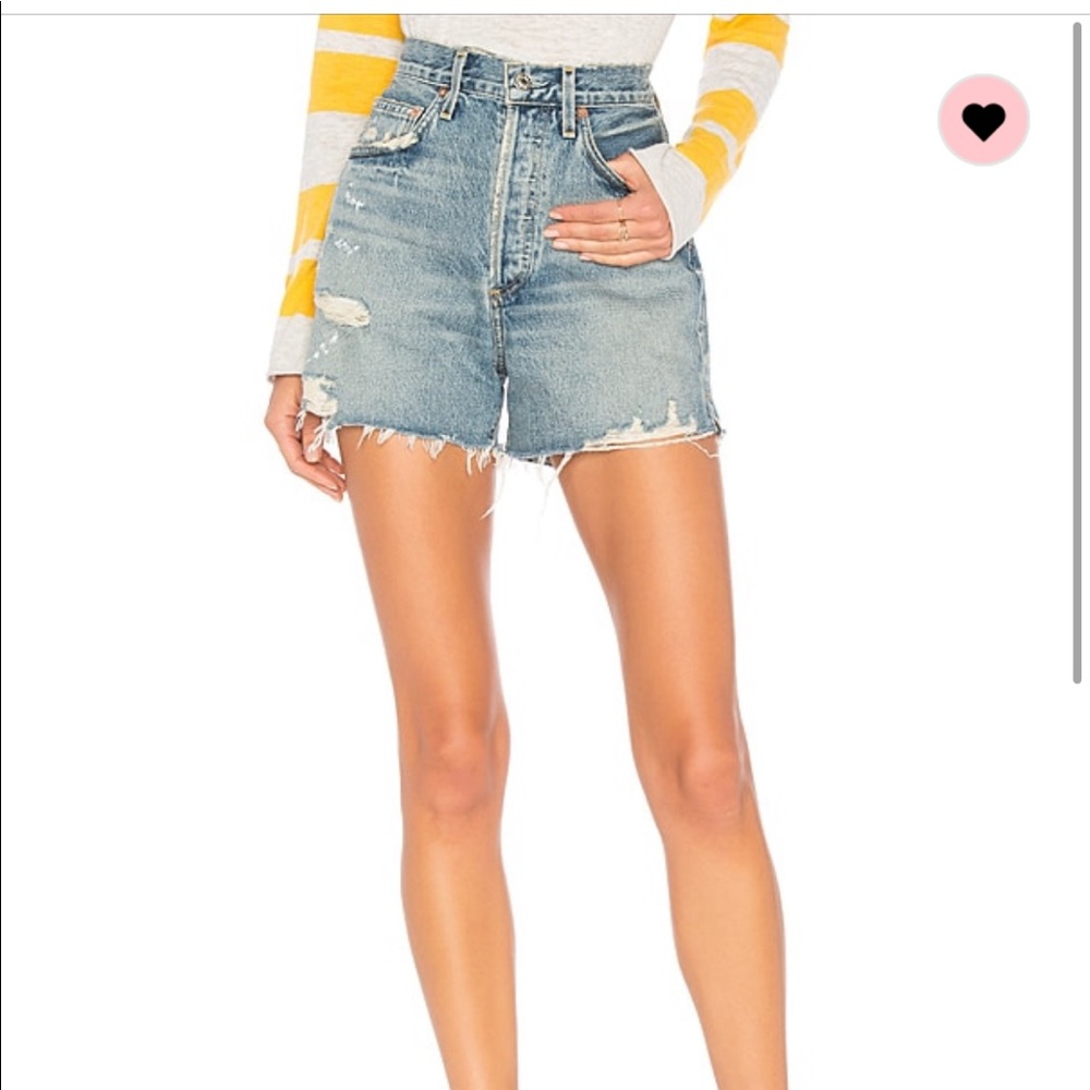 Agolde Dee shorts in Riccochet